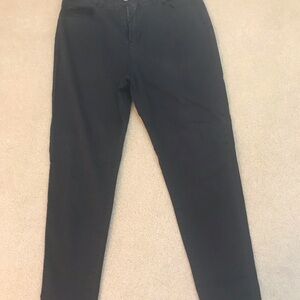 Black High Rise Skinny Twig Pants size 28 by Silence and Noise
